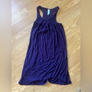Elegant Purple Sleeveless Dress